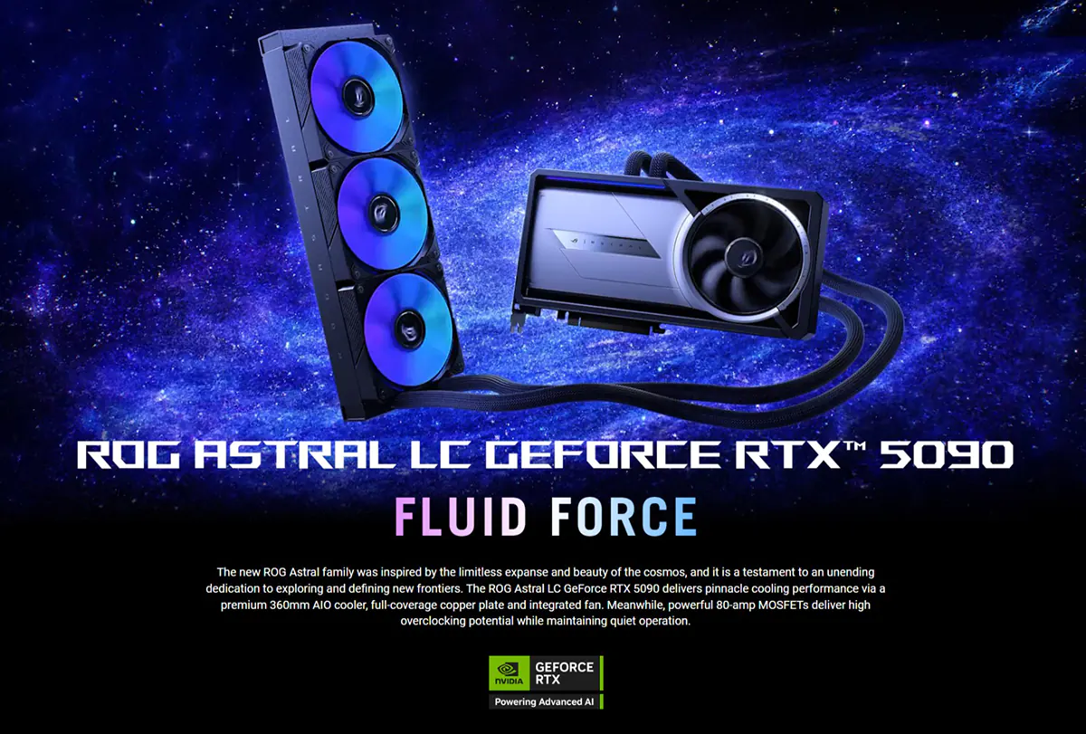 ASUS ROG Astral LC GeForce RTX 5090 32GB GDDR7 Graphics Card Price in BD